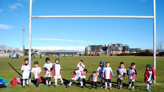 Los Quijotes, en el Festival de Rugby Infantil en Majadahonda
