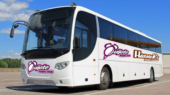 Servicio de autobús para el evento MIXER de rugby inclusivo del 26 de Octubre en la Universidad Complutense