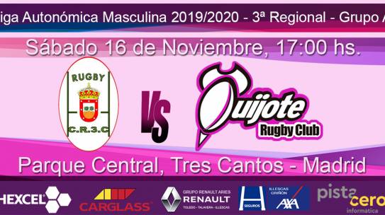Club de Rugby Tres Cantos vs Quijote Rugby Club (16-11-2019)