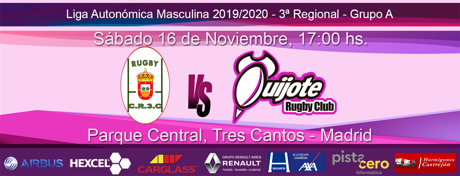 Club de Rugby Tres Cantos vs Quijote Rugby Club (16-11-2019)