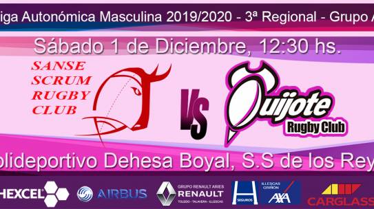 Sanse Scrum B vs Quijote RC (1-12-2019)