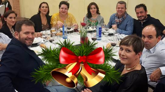 La familia del Quijote RC en la cena de Navidad 2019