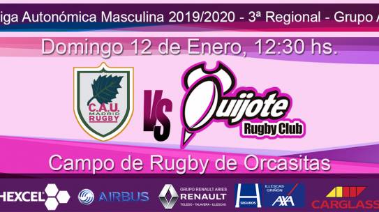 CAU Metropolitano RC vs Quijote RC (12-1-20)