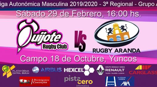 Quijote Rugby Club vs CD Rugby Aranda (29-02-20)