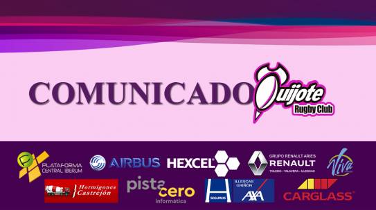 Comunicado del Presidente del Quijote Rugby Club