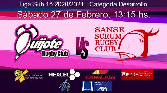 Sub16: Quijote RC vs Sanse Scrum (27/02/21)