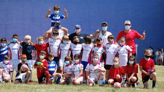 Fin de semana de escuelas de rugby en Yuncos