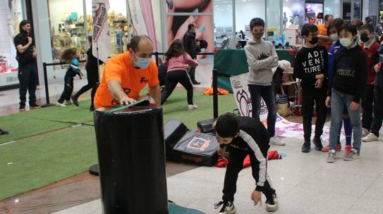 Promoción del Rugby en el Centro Comercial El Deleite de Aranjuez