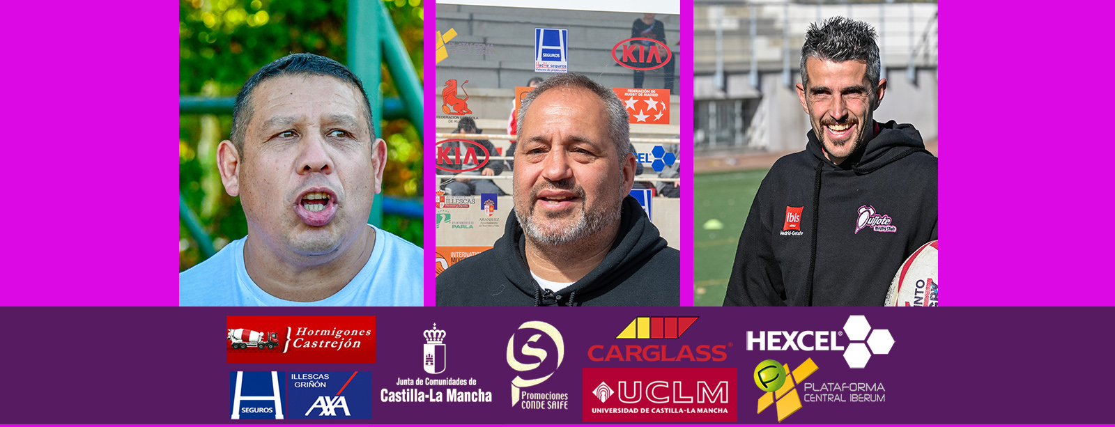 Entrevista a Horacio Ferreira, Iván Carrón y Oskar Puerta del Quijote RC en CLM Activa Radio