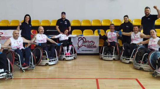Campeonato de la sexta jornada de la Liga nacional de rugby en silla de ruedas